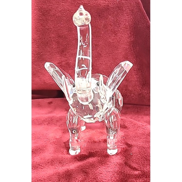 VTG Shannon Crystal Ireland Faceted Clear Crystal 6" Elephant Trunk Up-EXCELLENT - Picture 3 of 13